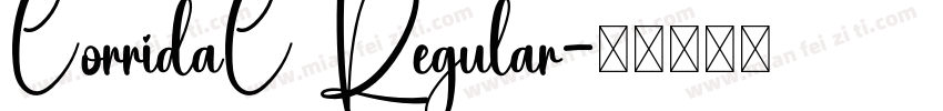 CorridaC Regular字体转换